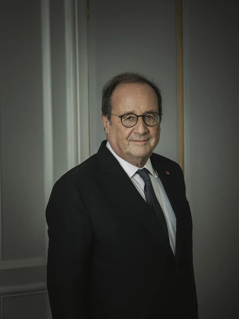 Portrait de l'ancien président de la République française François Hollande