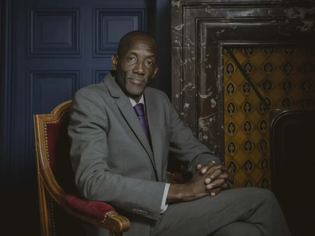 portrait de l'homme politique Bally Bagayoko pour El País