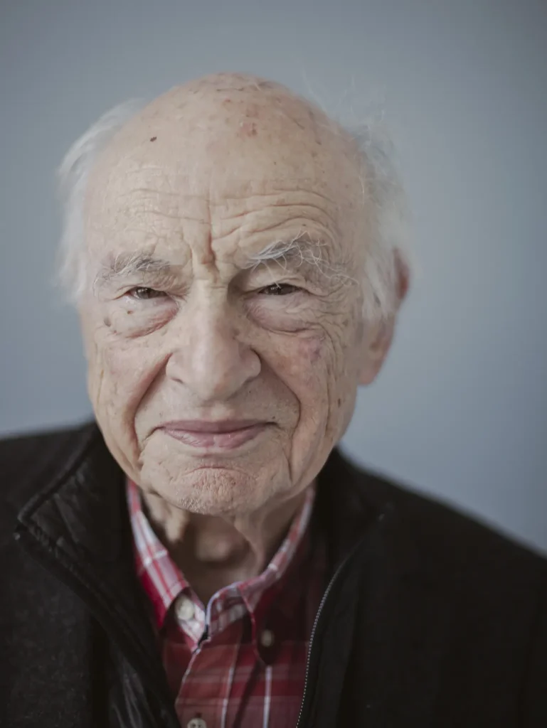 Portrait d'Edgar Morin pour Le Journal des Arts
