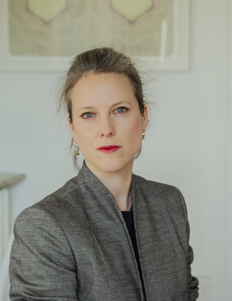 portrait de Lucie Castet femme politique française pour l'Humanité