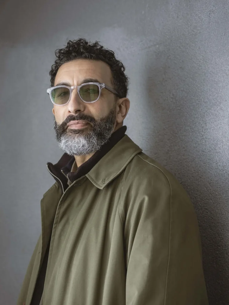 portrait du sociologue Marwan Mohamed pour l'Humanité