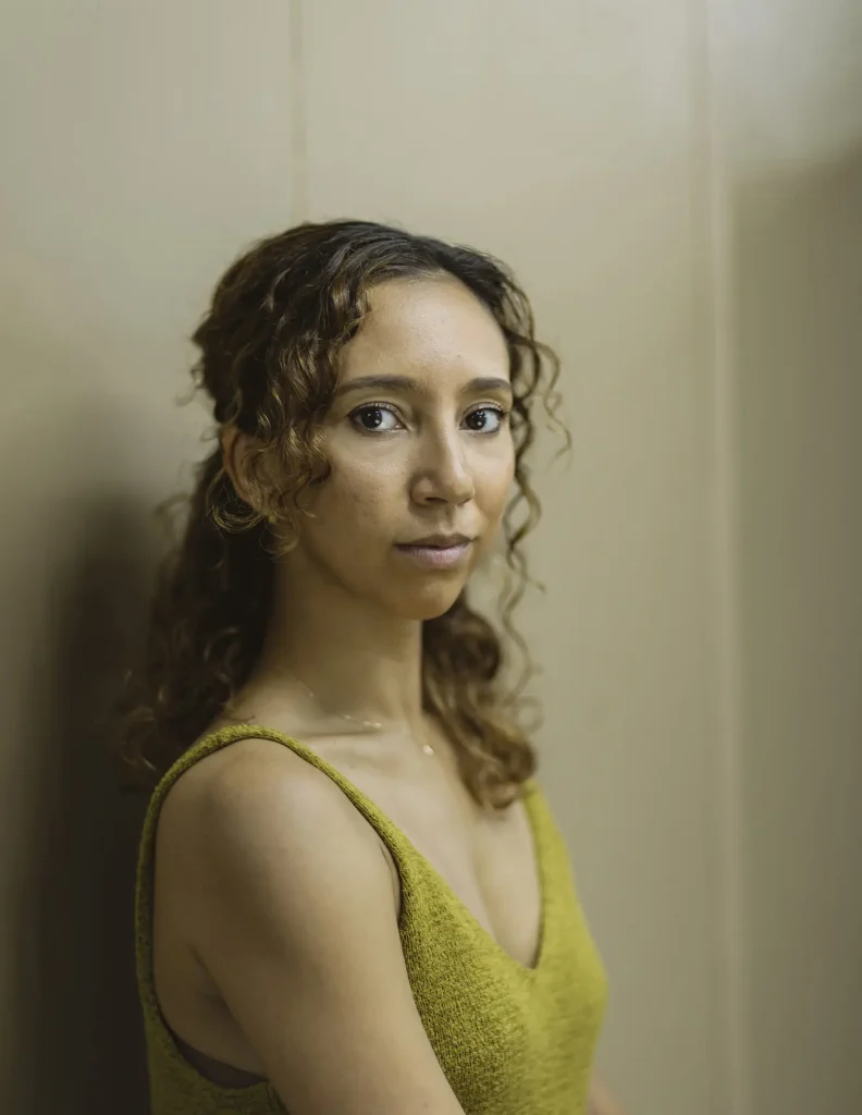 portrait de Shanti Mouget pour l'Humanité magazine